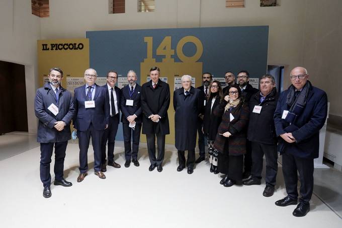 Slovenian President Borut Pahor and Italian President Sergio Mattarella visited the two towns to jointly become the European Capital of Culture in 2025