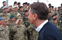Predsednik republike slovenskim vojakom na Kosovu: 