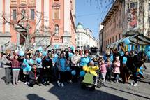 Predsednik Pahor je ob svetovnem dnevu Downovega sindroma obiskal informativno stojnico društva Downov sindrom Slovenija