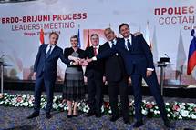 Predsednik Pahor na srečanju voditeljev Brdo Brijuni v Skopju 