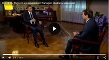 Pogovor predsednika Pahorja za oddajo Svet na Kanalu A