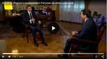 Pogovor predsednika Pahorja za oddajo Svet na Kanalu A
