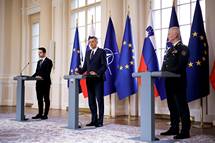 Minister za obrambo in načelnik generalštaba sta predsedniku republike predstavila letno poročilo o pripravljenosti Slovenske vojske