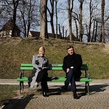 Predsednik Pahor se je sestal s predsednico Republike Hrvaške Grabar-Kitarović