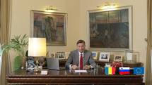 Poslanica predsednika republike predsedniku Romunije in romunskemu ljudstvu v skupnem boju proti koronavirusu