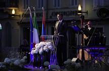 Predsednik Pahor na slovesnosti ob dnevu državnosti v Piranu
