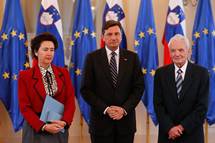 Predsednik republike Borut Pahor odlikoval Mikija Mustra in Anunciado Fernández de Córdova, veleposlanico Kraljevine Španije