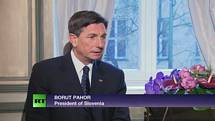 Intervju predsednika Republike Slovenije Boruta Pahorja za RT TV (Russia Today) ob robu 51. Münchenske varnostne konference