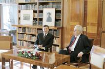 Migracije v ospredju pogovorov na državniškem obisku predsednika Pahorja pri češkem predsedniku Zemanu  