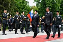 Predsednik Pahor in turkmenistanski predsednik Berdimuhamedov za krepitev vsestranskega sodelovanja med državama