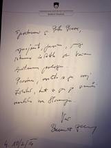 Predsednik republike Borut Pahor čestital Petru Prevcu