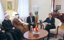 Predsednik Republike Slovenije Borut Pahor je sprejel ministra Države Katar za vakufe in islamske zadeve Dr. Ghaitha bin Mubaraka Al - Kuwarija in muftija dr. Nedžada Grabusa