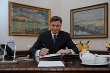 Predsednik republike Borut Pahor je čestital predsedniku Italijanske republike Giorgiu Napolitanu