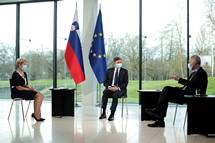 Pogovor predsednika Pahorja za TV Slovenija