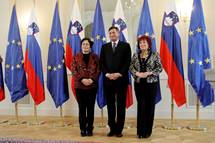 Sprejem novoizvoljene in nekdanje Varuhinje človekovih pravic Republike Slovenije Vlaste Nussdorfer in dr. Zdenke Čebašek - Travnik pri predsedniku republike