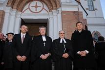 Predsednik republike Borut Pahor na inavguraciji novega cerkvenega predsedstva Evangeličanske cerkve Augsburške veroizpovedi na Slovenskem