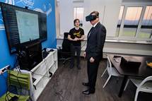 Predsednik republike Borut Pahor je v okviru tretjega dneva odprtih vrat slovenskih inovativnih tehnoloških podjetij obiskal podjetje 3fs d.o.o.