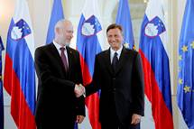 Predsednik Pahor po pogovoru s predsednikom državnega zbora poudaril potrebo po čimprejšnjem oblikovanju nove vlade
