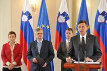 Predsednik republike Borut Pahor javnosti predstavil nova namestnika predsednika Komisije za preprečevanje korupcije