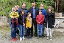 Predsednik Pahor na tradicionalnem spomladanskem srečanju družin, ki ga prireja dobrodelna ustanova Anin sklad