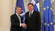 Predsednik republike sprejel generalnega sekretarja Nata Andersa Fogha Rasmussena