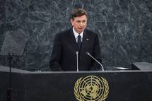 Predsednik republike Borut Pahor v imenu Republike Slovenije nastopil na splošni razpravi 68. zasedanja Generalne skupščine Organizacije združenih narodov