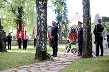 Predsednik republike na spominski slovesnosti ob 90. obletnici usmrtitve bazoviških junakov