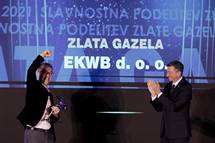 Predsednik Pahor vročil zlato gazelo 2021