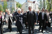 Predsednika Pahor in Mattarella poudarila vrednoti miru in spoštovanja med dvema sosednjima narodoma in državama 