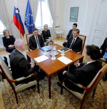 Srečanje predsednika republike, predsednika državnega zbora, predsednika vlade in predsednika državnega sveta
