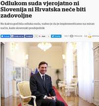 Intervju predsednika Republike Slovenije Boruta Pahorja za Večernji list