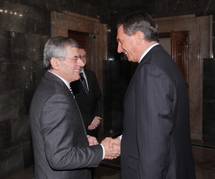 Predsednik republike se je udeležil slavnostne seje Ustavnega sodišča Republike Slovenije ob dnevu ustavnosti