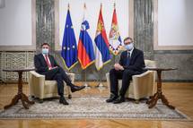 Predsednik Pahor v Beogradu izrazil upanje, da bi deklaracija voditeljev pobude Brdo-Brijuni Process navdahnila Evropsko unijo k njeni pospešeni širitvi