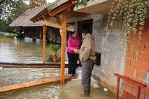 Predsednik republike Borut Pahor obiskal poplavljena območja