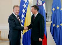 Predsednik republike Pahor sprejel člana Predsedstva BiH Izetbegovića