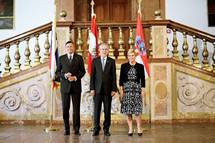 Četrto trilateralno srečanje predsednikov Slovenije, Avstrije in Hrvaške v Salzburgu