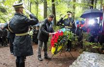 Predsednik republike na spominski slovesnosti v počastitev 72. obletnice prvega oboroženega spopada Slovencev, pripadnikov organizacije TIGR z okupatorjem 