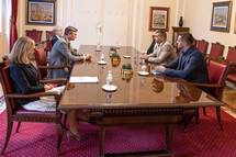 Predsednik Pahor je na njegovo prošnjo na pogovor sprejel gospoda Stevanovića