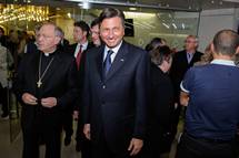 Predsednik republike na koncertu ob praznovanju 20-letnice ponovne ustanovitve Škofijske gimnazije in 100-letnice prve mature v slovenskem jeziku