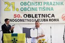 Predsednik Pahor na proslavi Občine Tišina ob 21. občinskem prazniku in 50. obletnici Nogometnega kluba Roma: “Danes je zame še posebej radosten dan. Praznujem sožitje.” 