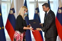 Predsednik Pahor je priredil slovesnost ob podelitvi certifikata in 10-letnici programa Mladim prijazna občina
