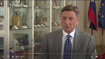 Pogovor predsednika Republike Slovenije Boruta Pahorja za Televizijo Slovenija, oddajo Odmevi o volilni zakonodaji