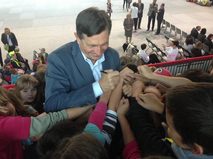 Predsednik republike Borut Pahor na 30. tekmovanju za čiste zobe