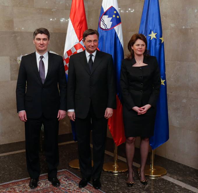 Predsednik republike Borut Pahor ob današnji ratifikaciji pristopne pogodbe Republike Hrvaške v Državnem zboru Republike Slovenije