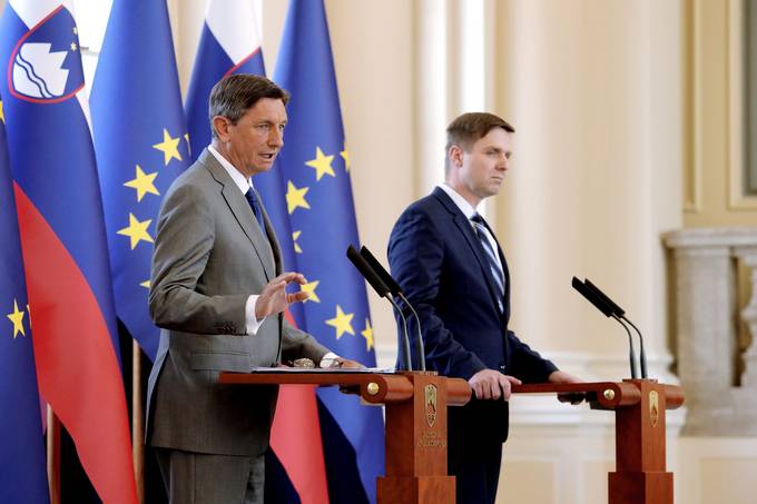Predsednik Pahor sprejel na pogovor predsednika državnega zbora Zorčiča