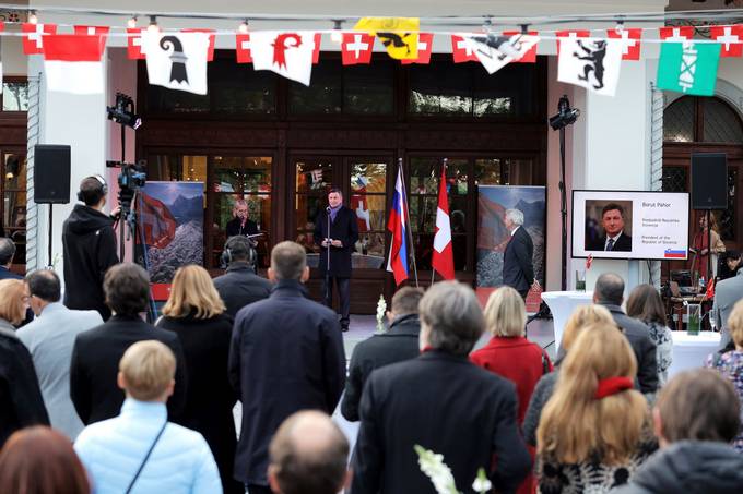 Predsednik republike na prireditvi Švicarski večer: Srečanje med tradicijo in inovacijo