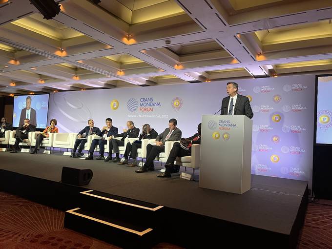 Predsednik Pahor se je udeležil foruma Crans Montana v Ženevi