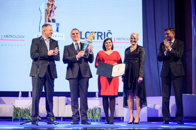 Predsednik Pahor se je udeležil slavnostne podelitve priznanja Republike Slovenije za poslovno odličnost