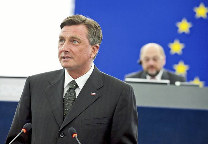 Predsednik republike Borut Pahor na delovnem obisku v Strasbourgu. Na povabilo predsednika Evropskega parlamenta Martina Schulza se je danes udeležil tudi slavnostne seje Evropskega parlamenta.