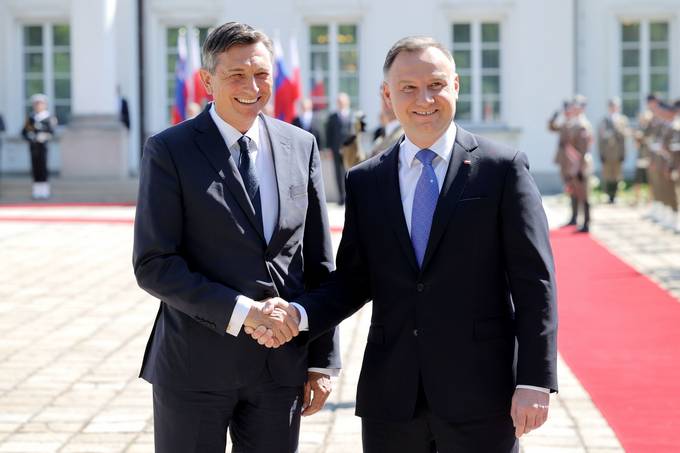 Predsednik Pahor na povabilo poljskega predsednika Dude na uradnem obisku na Poljskem